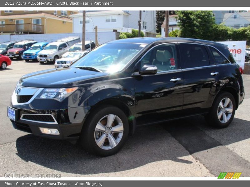 Crystal Black Pearl / Parchment 2012 Acura MDX SH-AWD