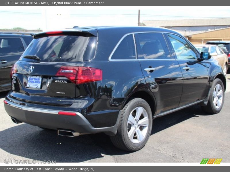 Crystal Black Pearl / Parchment 2012 Acura MDX SH-AWD