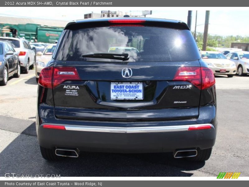 Crystal Black Pearl / Parchment 2012 Acura MDX SH-AWD