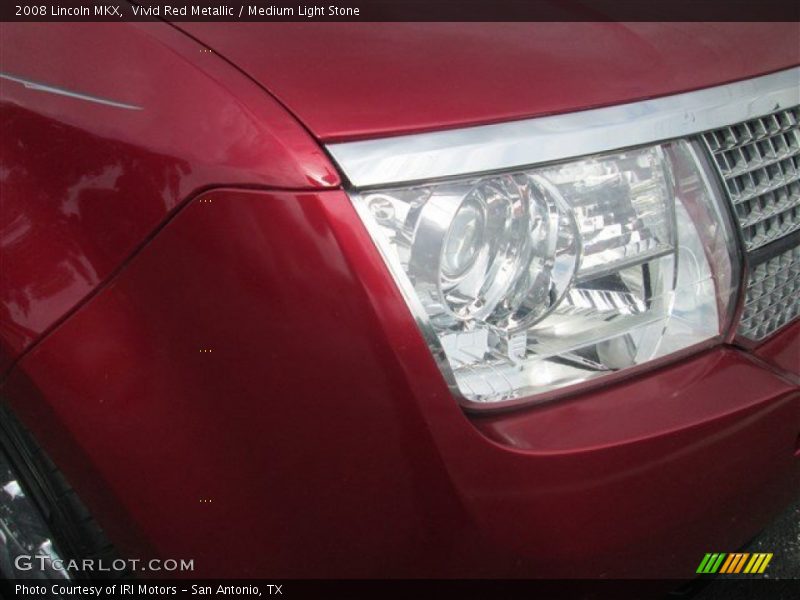 Vivid Red Metallic / Medium Light Stone 2008 Lincoln MKX