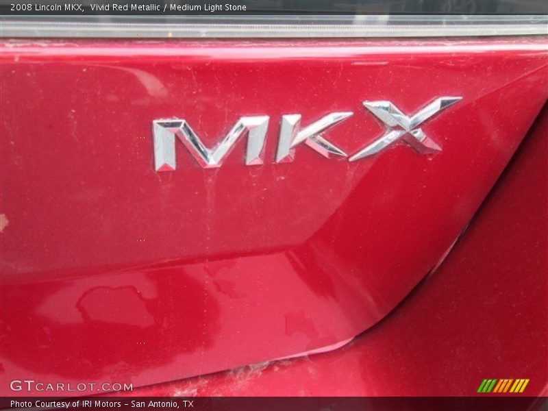 Vivid Red Metallic / Medium Light Stone 2008 Lincoln MKX