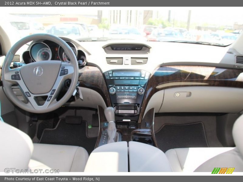 Crystal Black Pearl / Parchment 2012 Acura MDX SH-AWD