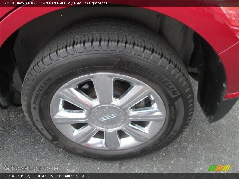 Vivid Red Metallic / Medium Light Stone 2008 Lincoln MKX