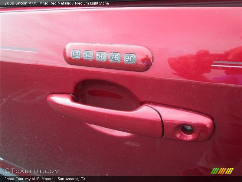 Vivid Red Metallic / Medium Light Stone 2008 Lincoln MKX