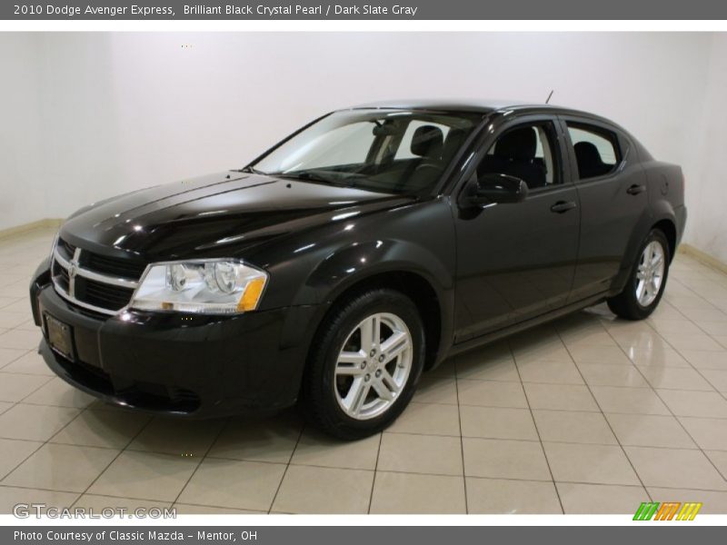 Brilliant Black Crystal Pearl / Dark Slate Gray 2010 Dodge Avenger Express