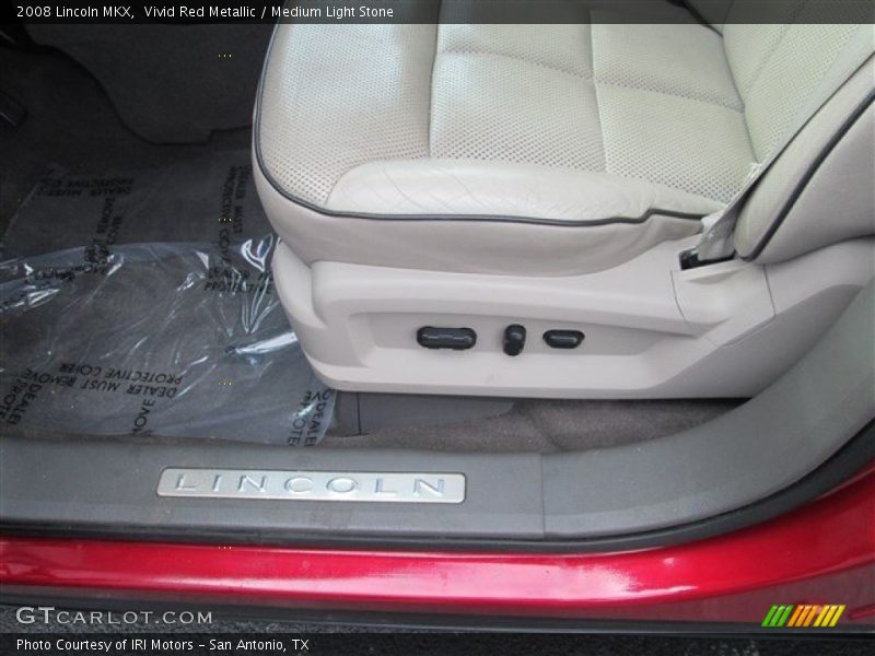Vivid Red Metallic / Medium Light Stone 2008 Lincoln MKX