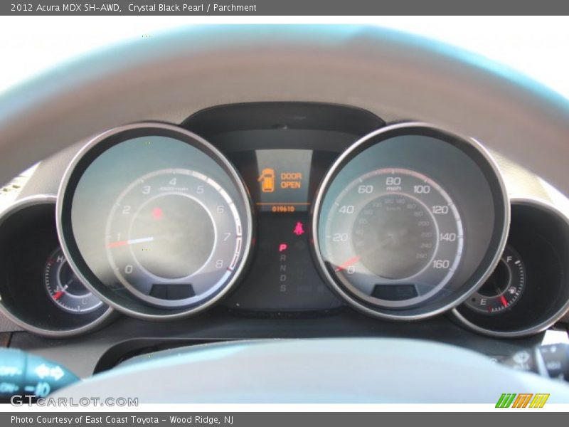 Crystal Black Pearl / Parchment 2012 Acura MDX SH-AWD