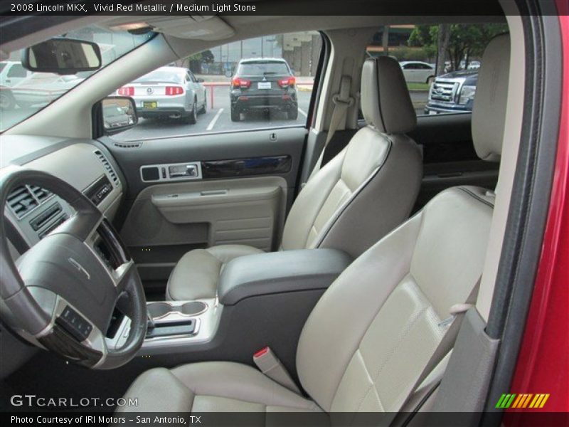 Vivid Red Metallic / Medium Light Stone 2008 Lincoln MKX