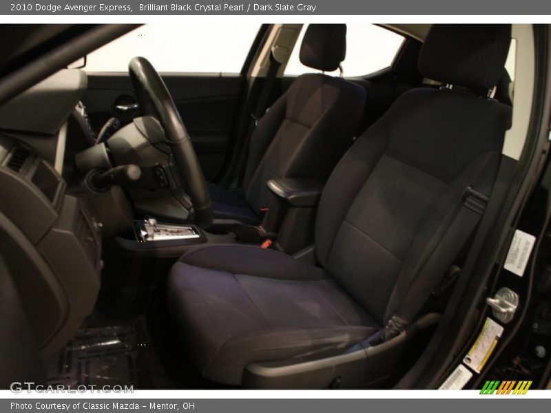 Brilliant Black Crystal Pearl / Dark Slate Gray 2010 Dodge Avenger Express