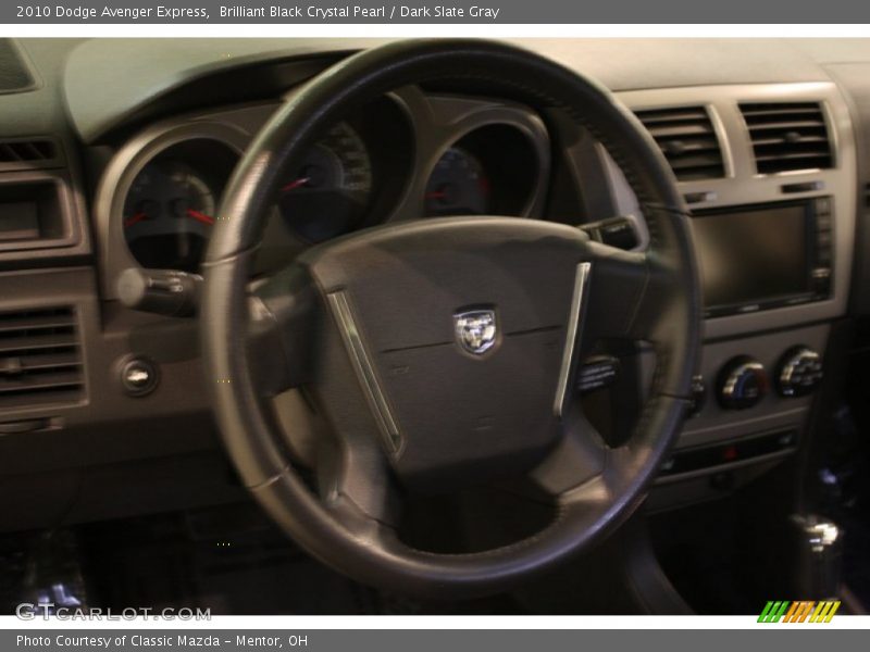 Brilliant Black Crystal Pearl / Dark Slate Gray 2010 Dodge Avenger Express