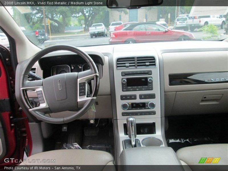 Vivid Red Metallic / Medium Light Stone 2008 Lincoln MKX