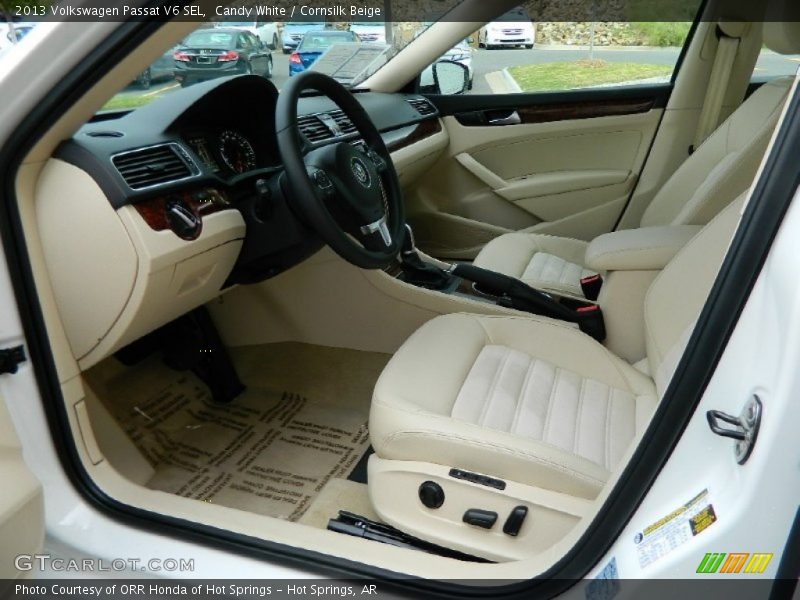 Candy White / Cornsilk Beige 2013 Volkswagen Passat V6 SEL