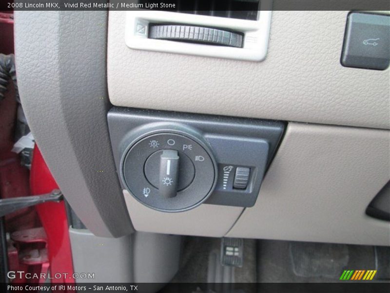 Vivid Red Metallic / Medium Light Stone 2008 Lincoln MKX