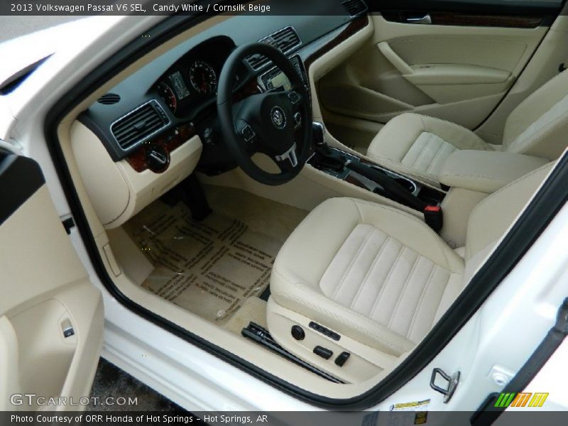 Cornsilk Beige Interior - 2013 Passat V6 SEL 