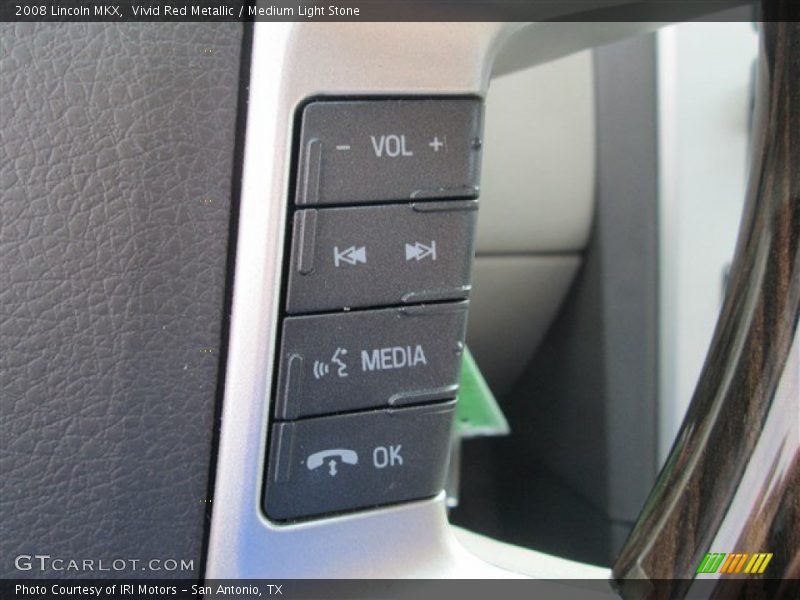 Vivid Red Metallic / Medium Light Stone 2008 Lincoln MKX