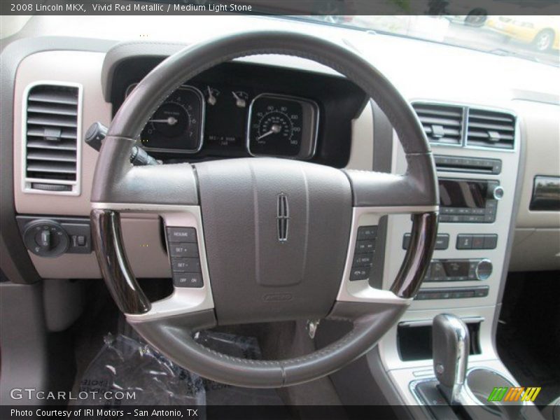 Vivid Red Metallic / Medium Light Stone 2008 Lincoln MKX