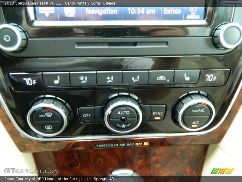 Candy White / Cornsilk Beige 2013 Volkswagen Passat V6 SEL