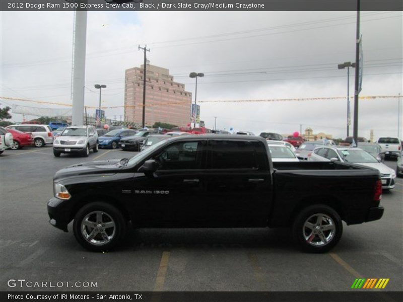 Black / Dark Slate Gray/Medium Graystone 2012 Dodge Ram 1500 Express Crew Cab