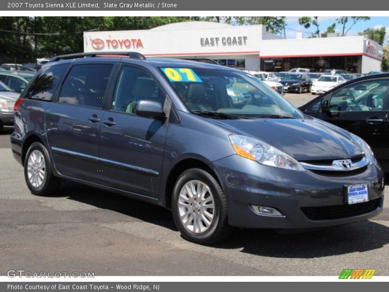 Slate Gray Metallic / Stone 2007 Toyota Sienna XLE Limited