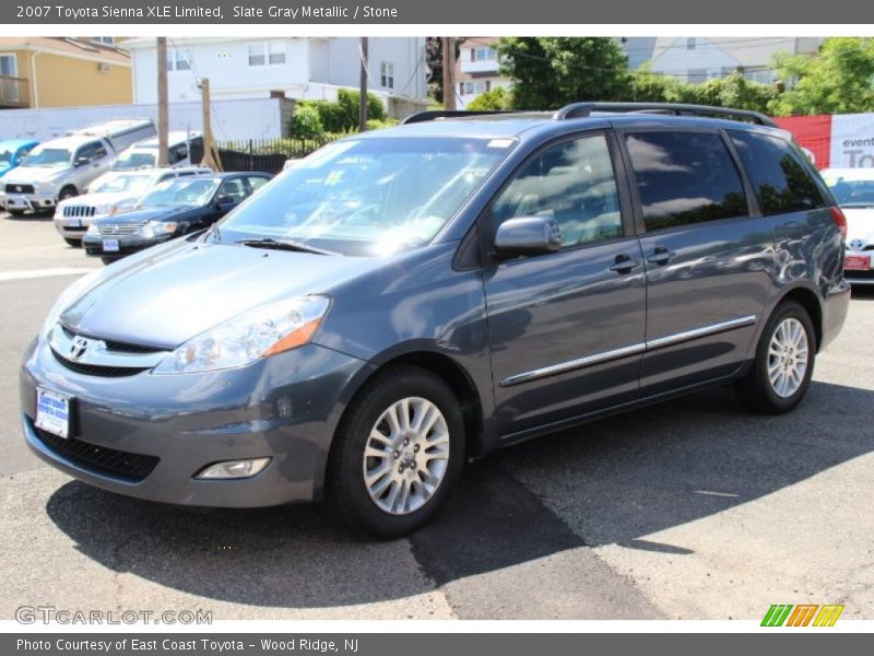 Slate Gray Metallic / Stone 2007 Toyota Sienna XLE Limited