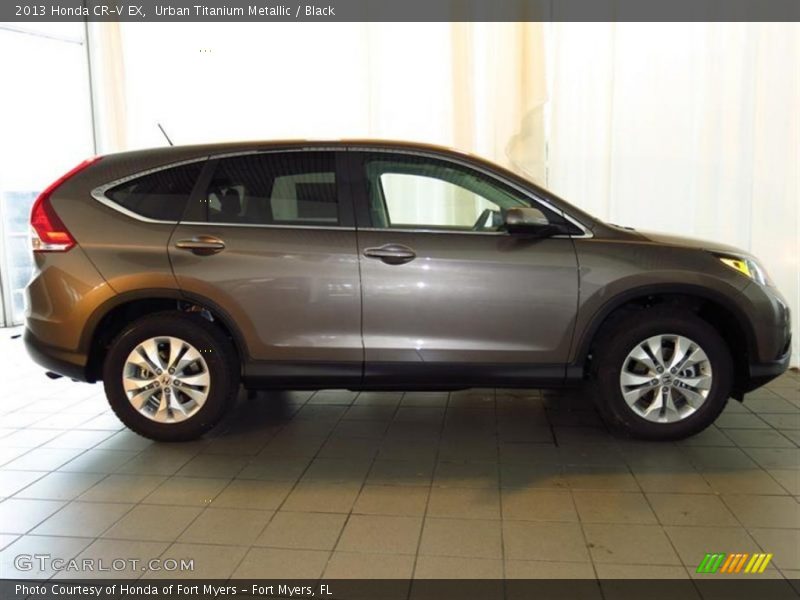 Urban Titanium Metallic / Black 2013 Honda CR-V EX