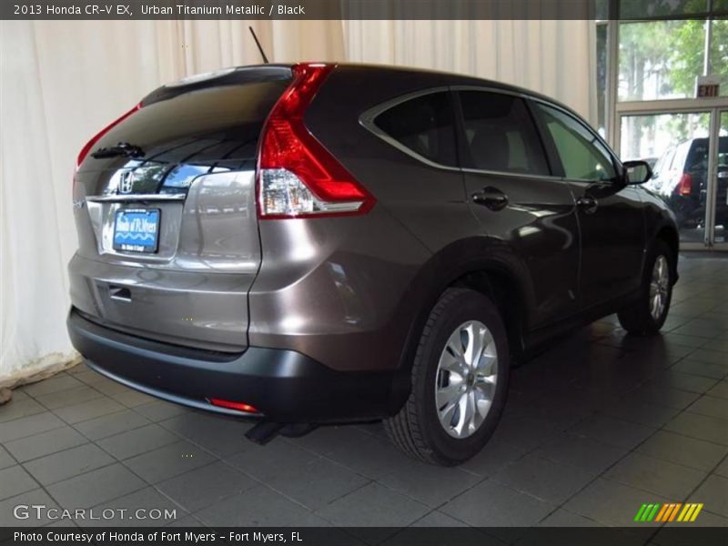 Urban Titanium Metallic / Black 2013 Honda CR-V EX