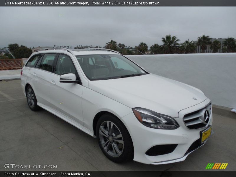 Front 3/4 View of 2014 E 350 4Matic Sport Wagon