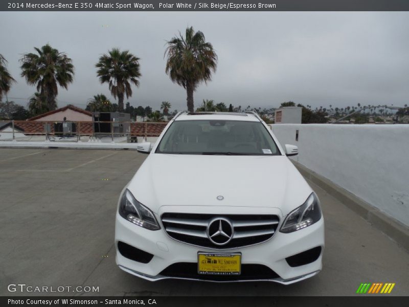 Polar White / Silk Beige/Espresso Brown 2014 Mercedes-Benz E 350 4Matic Sport Wagon