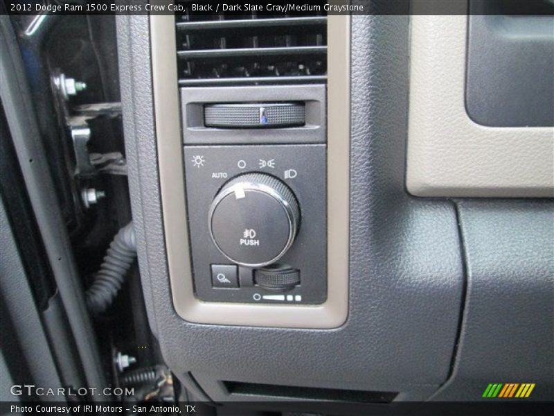 Black / Dark Slate Gray/Medium Graystone 2012 Dodge Ram 1500 Express Crew Cab