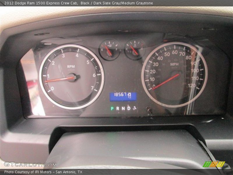 Black / Dark Slate Gray/Medium Graystone 2012 Dodge Ram 1500 Express Crew Cab