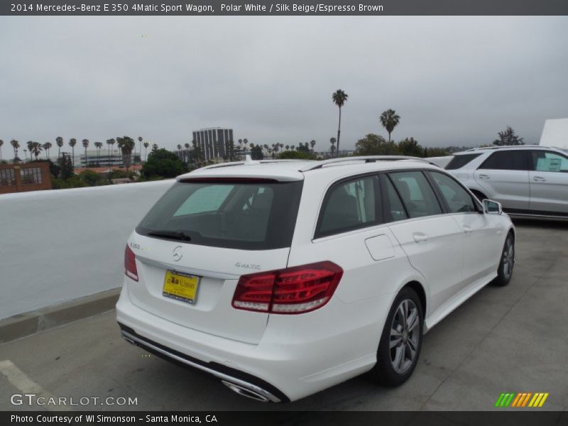 Polar White / Silk Beige/Espresso Brown 2014 Mercedes-Benz E 350 4Matic Sport Wagon