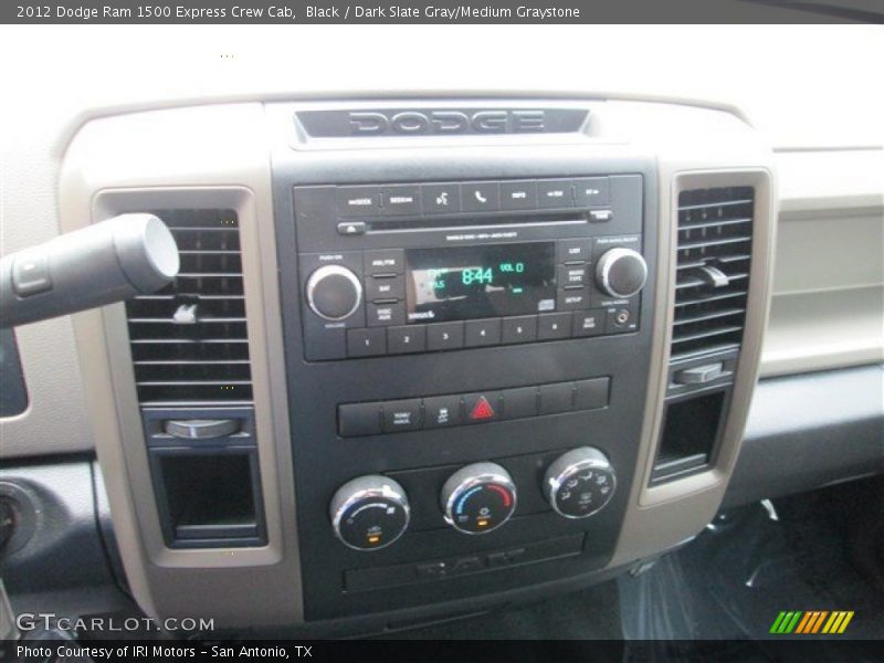 Black / Dark Slate Gray/Medium Graystone 2012 Dodge Ram 1500 Express Crew Cab