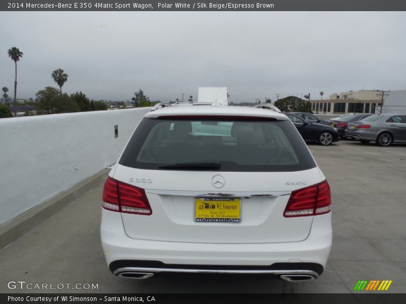 Polar White / Silk Beige/Espresso Brown 2014 Mercedes-Benz E 350 4Matic Sport Wagon