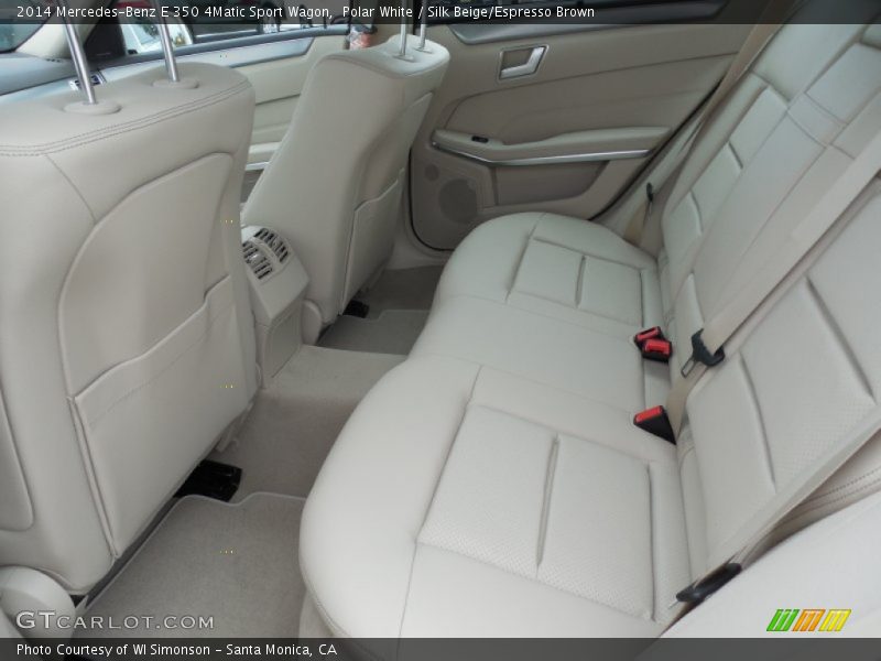 Rear Seat of 2014 E 350 4Matic Sport Wagon