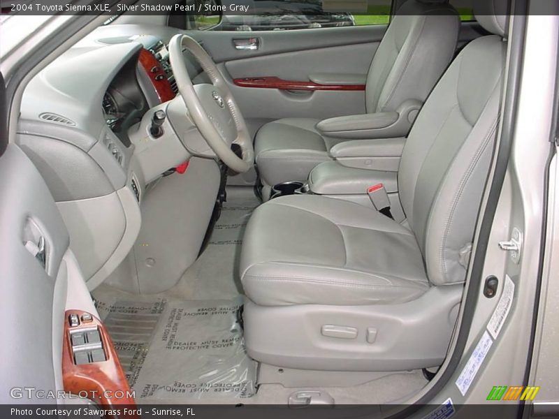 Silver Shadow Pearl / Stone Gray 2004 Toyota Sienna XLE
