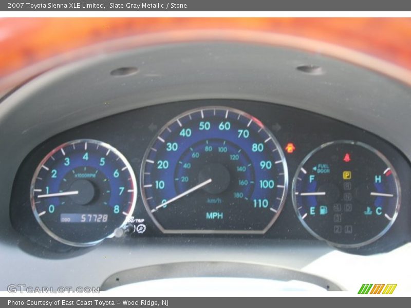 Slate Gray Metallic / Stone 2007 Toyota Sienna XLE Limited