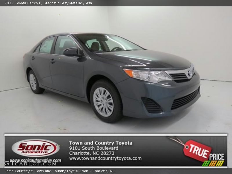Magnetic Gray Metallic / Ash 2013 Toyota Camry L