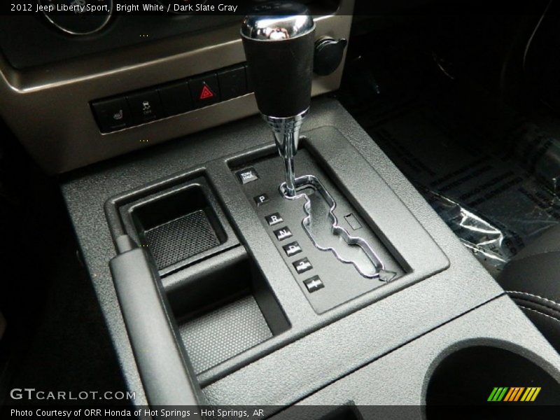 Bright White / Dark Slate Gray 2012 Jeep Liberty Sport