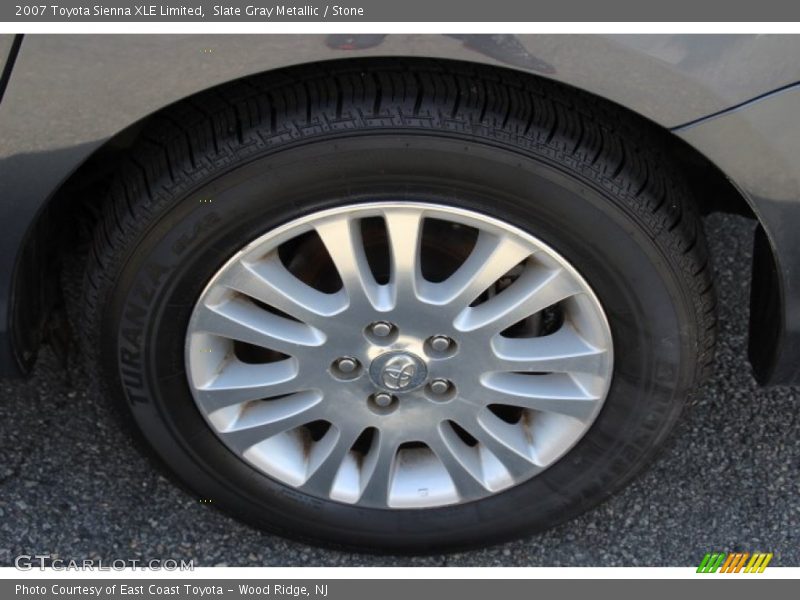 Slate Gray Metallic / Stone 2007 Toyota Sienna XLE Limited