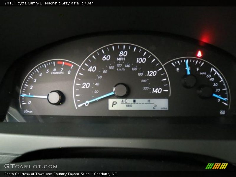 Magnetic Gray Metallic / Ash 2013 Toyota Camry L