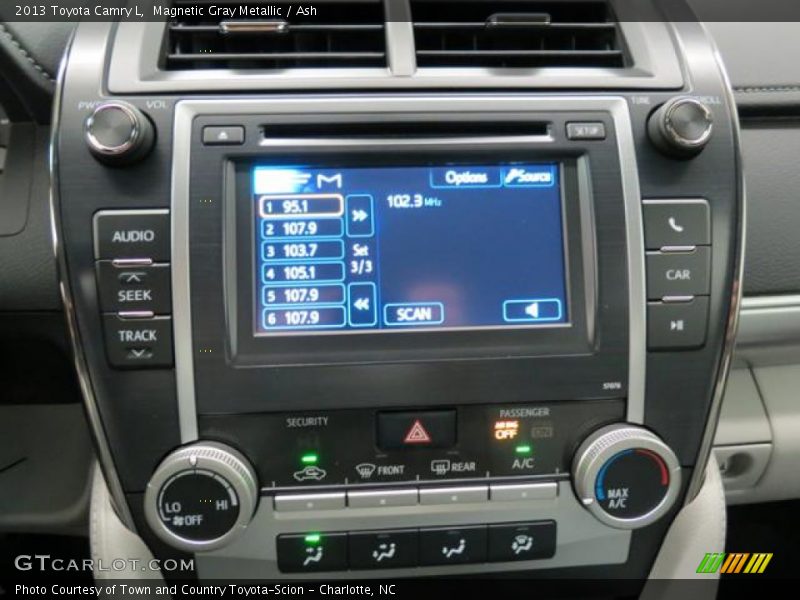 Magnetic Gray Metallic / Ash 2013 Toyota Camry L
