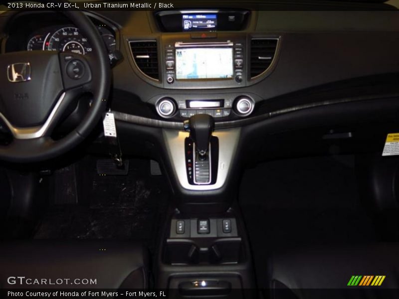 Urban Titanium Metallic / Black 2013 Honda CR-V EX-L