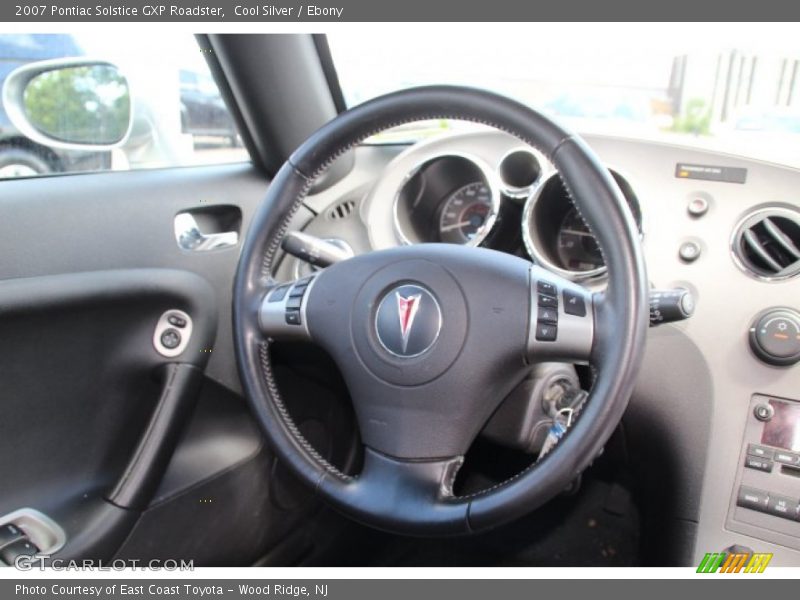 Cool Silver / Ebony 2007 Pontiac Solstice GXP Roadster