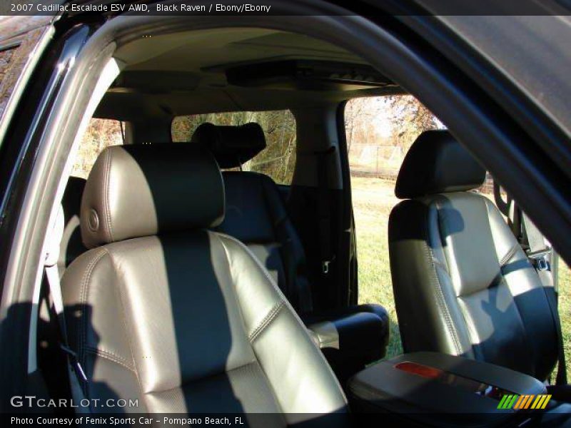 Black Raven / Ebony/Ebony 2007 Cadillac Escalade ESV AWD