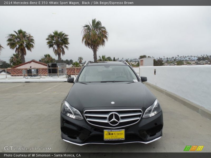 Black / Silk Beige/Espresso Brown 2014 Mercedes-Benz E 350 4Matic Sport Wagon