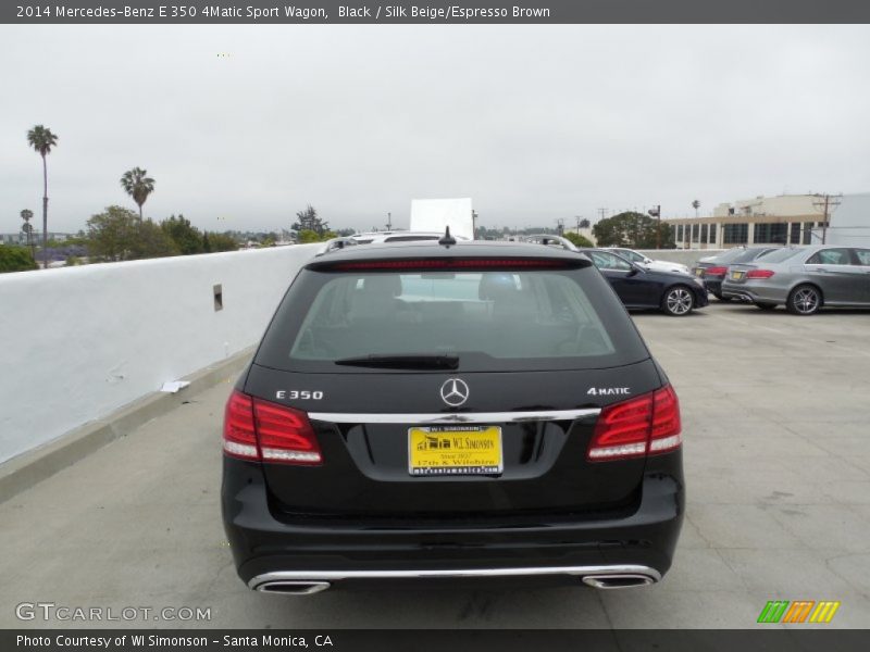 Black / Silk Beige/Espresso Brown 2014 Mercedes-Benz E 350 4Matic Sport Wagon