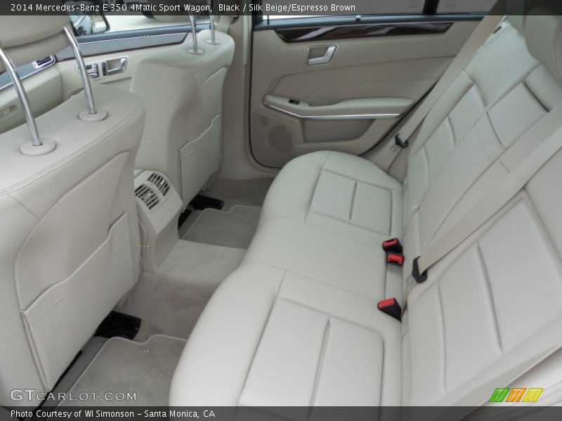 Rear Seat of 2014 E 350 4Matic Sport Wagon