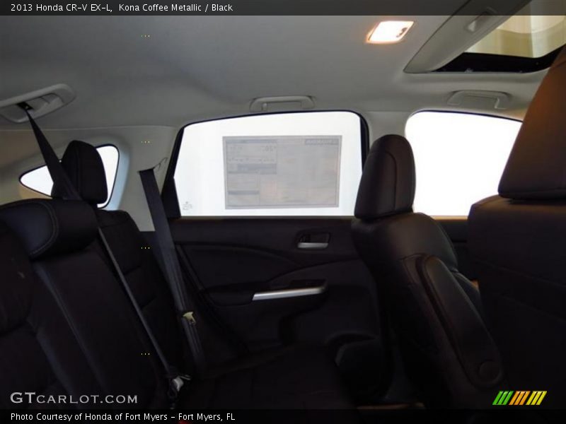 Kona Coffee Metallic / Black 2013 Honda CR-V EX-L