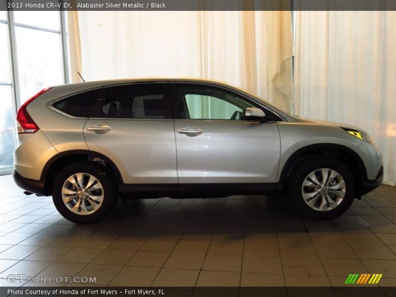 Alabaster Silver Metallic / Black 2013 Honda CR-V EX