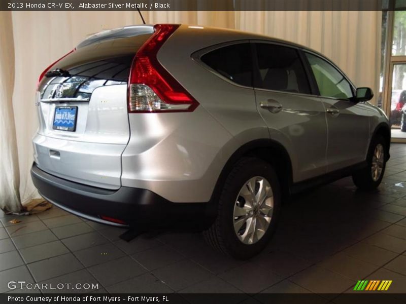 Alabaster Silver Metallic / Black 2013 Honda CR-V EX